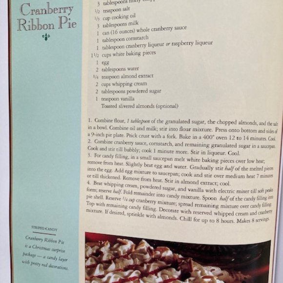 CHRISTMAS Cuisine Holiday Recipes Cookbook -Vintage1995 Better Homes & Gardens - Picture 8 of 10